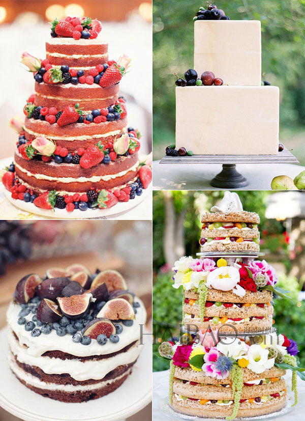 夏季水果婚礼蛋糕