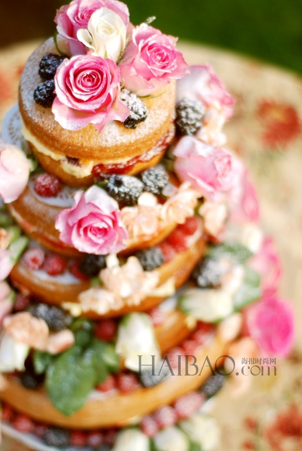 夏季水果婚礼蛋糕