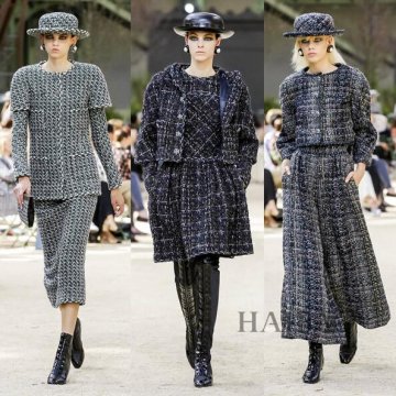 香奈儿(Chanel)2017秋冬高定时装秀上的巴黎风情